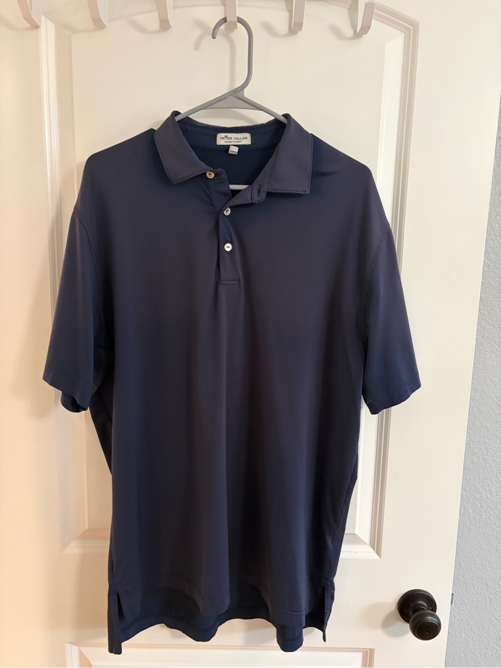 Peter Millar Men’s Summer Comfort Midnight Navy Short-Sleeve Performance Polo